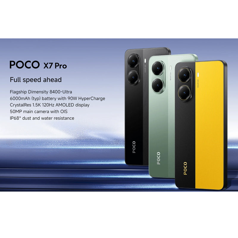 POCO X7 Pro 5G Dual SIM 512 GB, 12 GB RAM, 120 Hz, Phone POCO X7 Pro 5G Dual SIM 512 GB, 12 GB RAM, 120 Hz, Phone